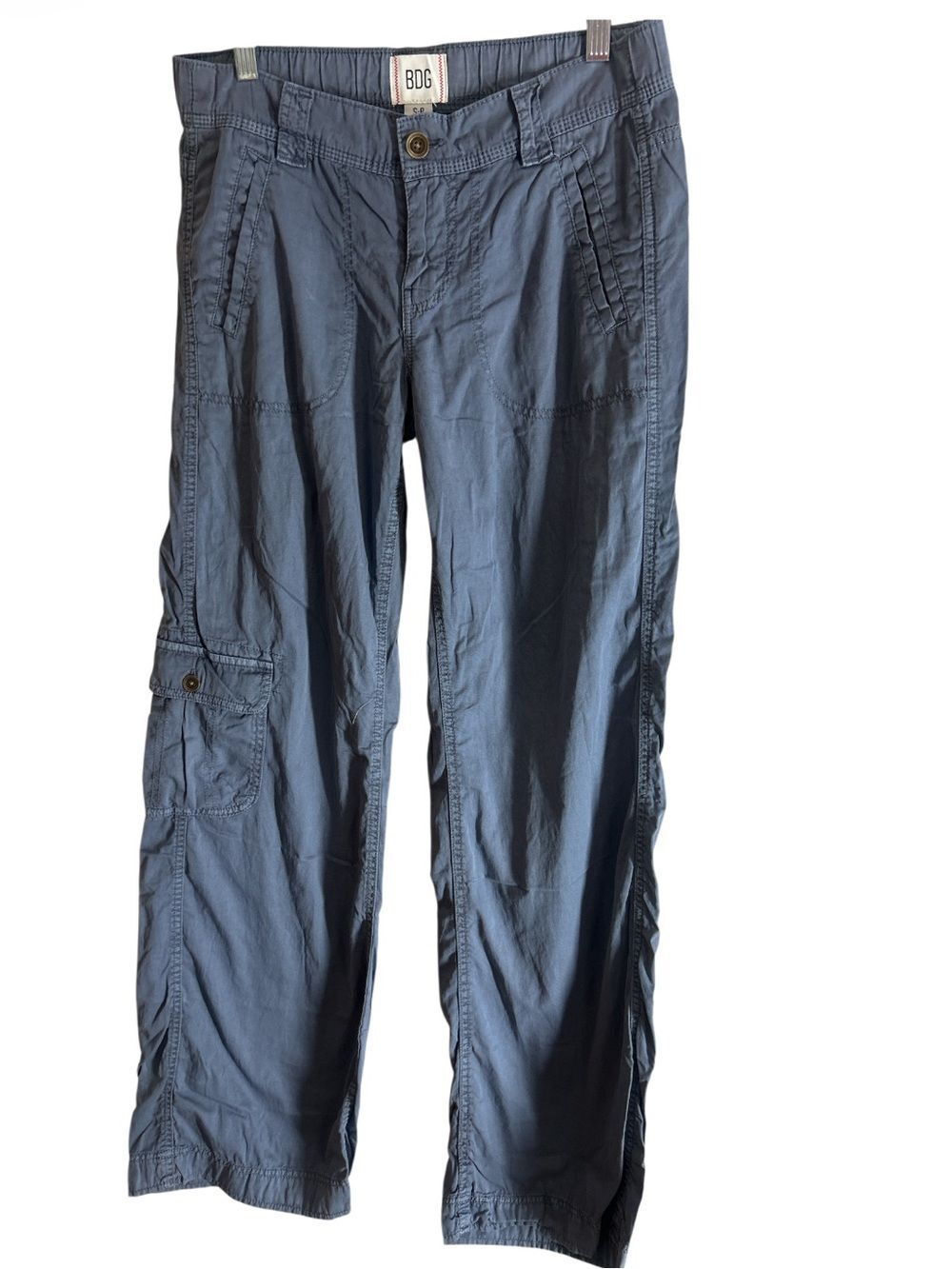BDG Y2K Utility Low-Rise Straight Leg Cargo Pants Grunge Sleeze Skatecore Small